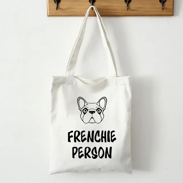 French Bulldog Canvas Tote Bag