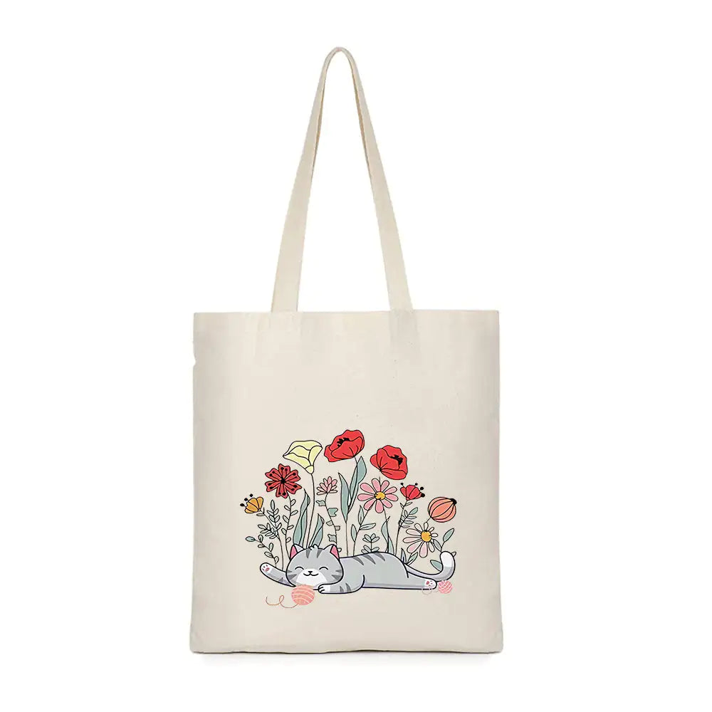 Sublimation Canvas Single Shoulder Tote Bag