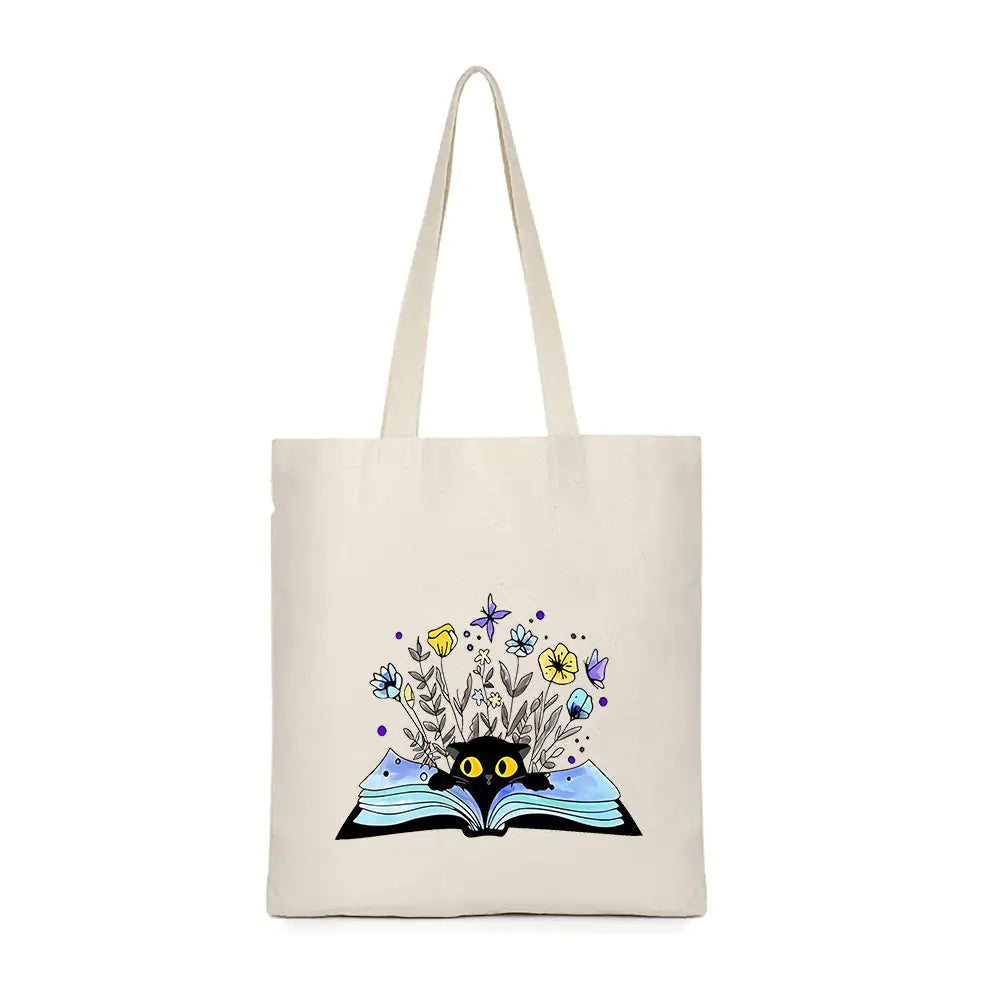 Sublimation Canvas Single Shoulder Tote Bag