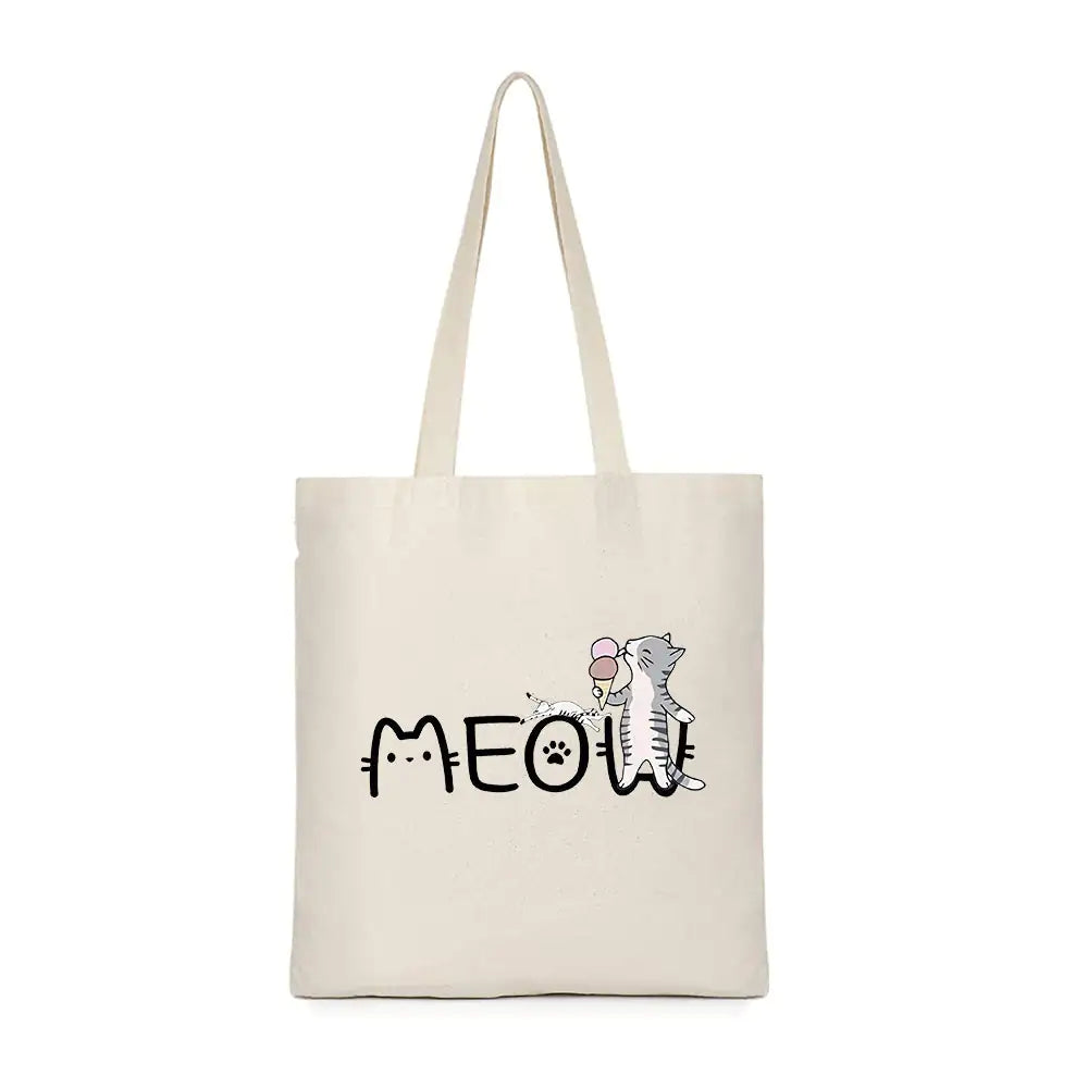 Sublimation Canvas Single Shoulder Tote Bag