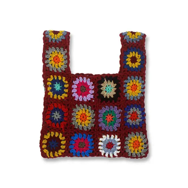 Boho Woven Tote Bag