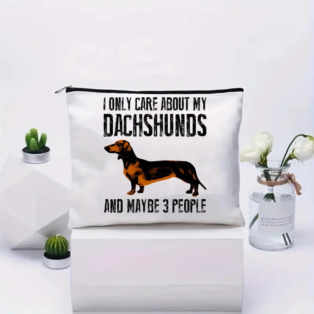 Anatomy Dachshund Dog, “I Do What I Want” Tote Bag