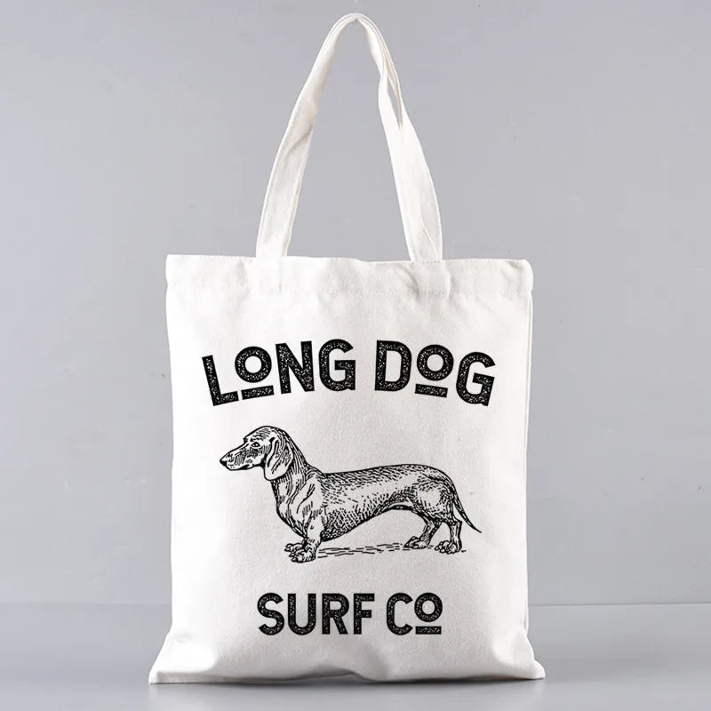 Anatomy Dachshund Dog, “I Do What I Want” Tote Bag