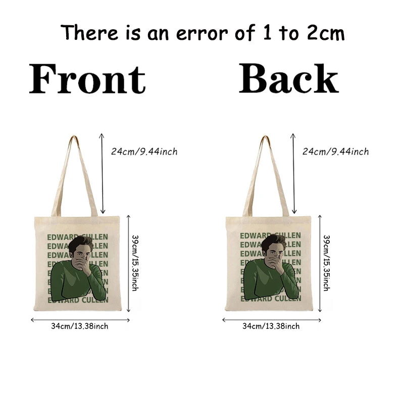 Twilight Movie Merchandise Pattern Tote Bag