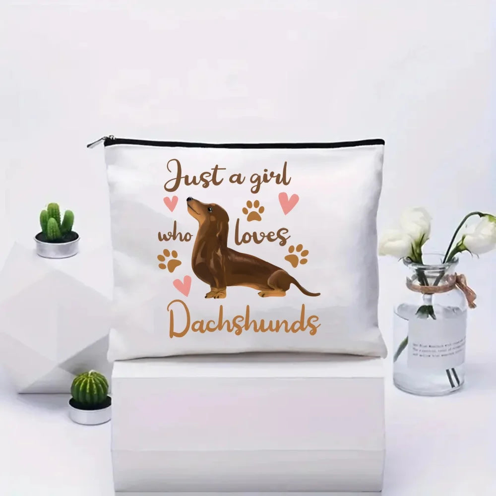 Anatomy Dachshund Dog, “I Do What I Want” Tote Bag