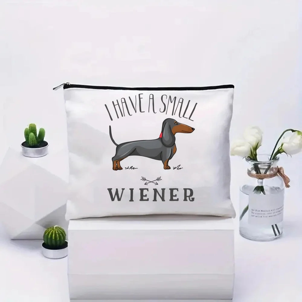 Anatomy Dachshund Dog, “I Do What I Want” Tote Bag