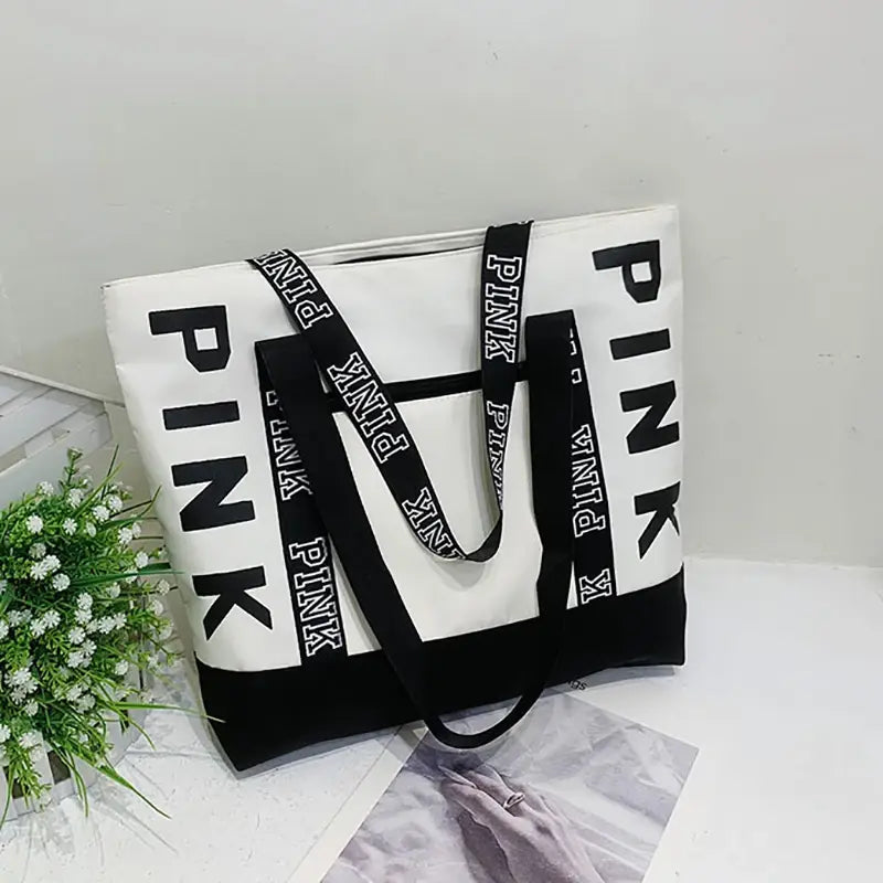 "PINK" Graphic Tote Bag