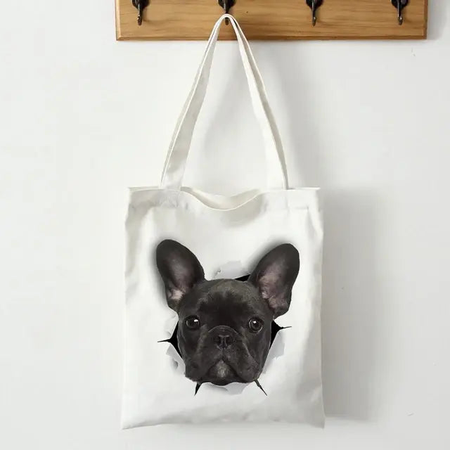 French Bulldog Canvas Tote Bag